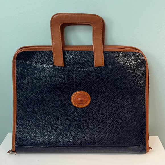 Dooney & Bourke Bags Dooney Bourke Navy Briefcase Folder Poshmark